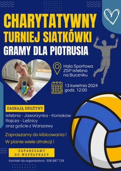 Charytatywny Turniej Siatkówki "Gramy dla Piotrusia"
